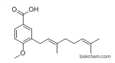 Molecular Structure of 246266-38-6 (3-Geranyl-4-methoxybenzoic acid)
